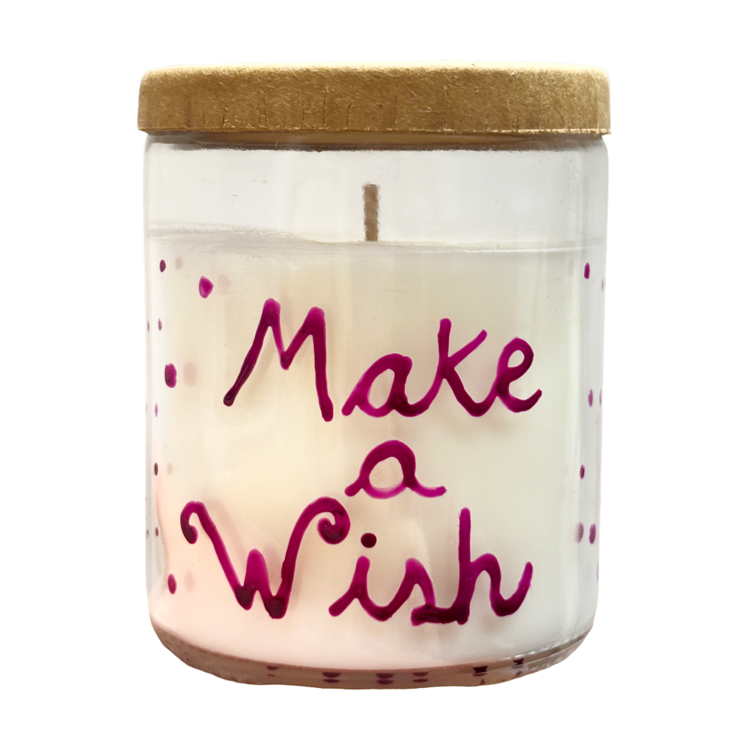 Make a Wish - Peinture sur verre