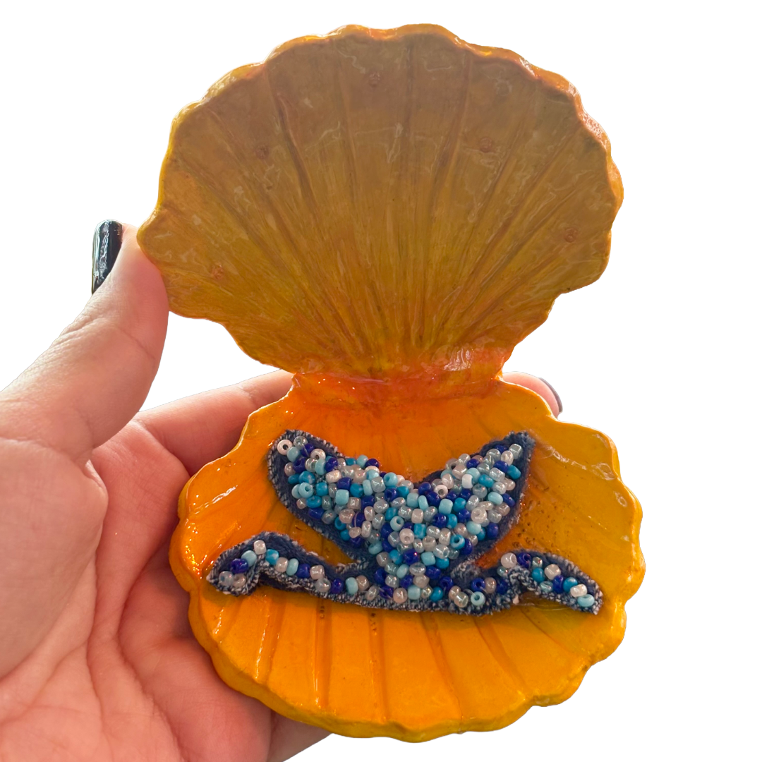 Écrin marin - Céramique façonnée et peinte à la main