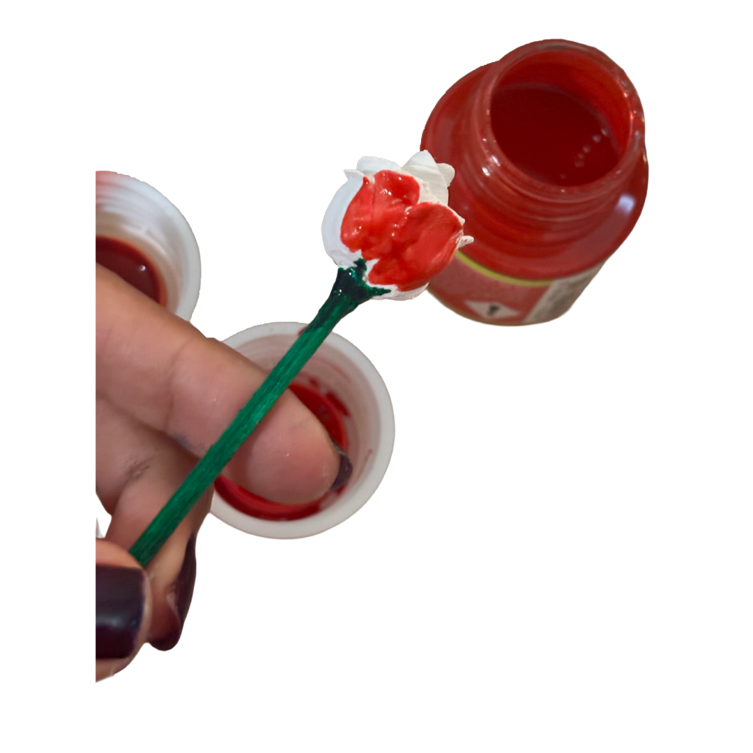 Naissance florale - Céramique façonnée et peinte à la main