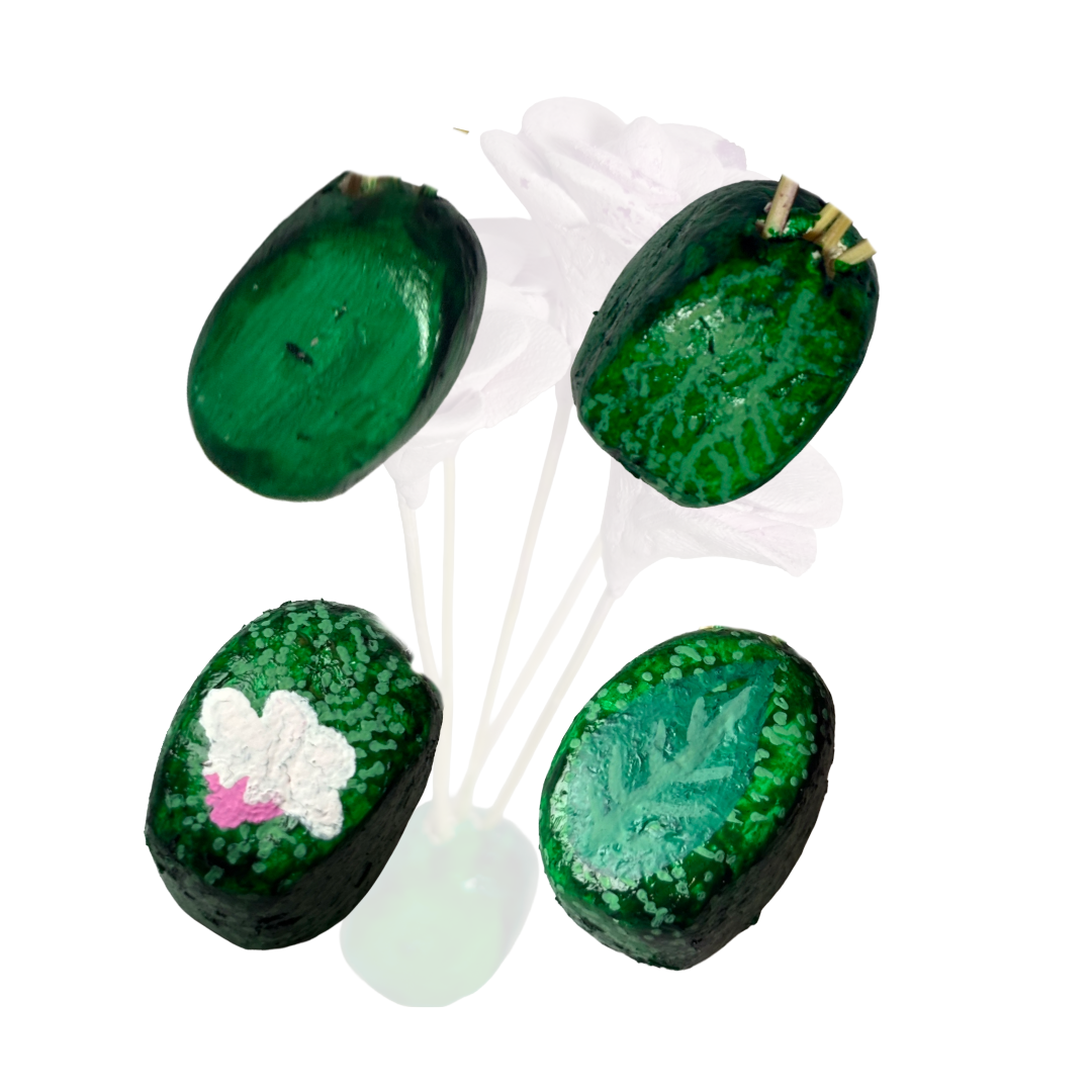 Jardin minéral - Céramique façonnée et peinte à la main